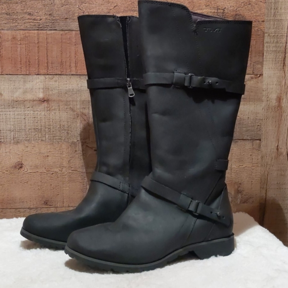 teva tall waterproof boots